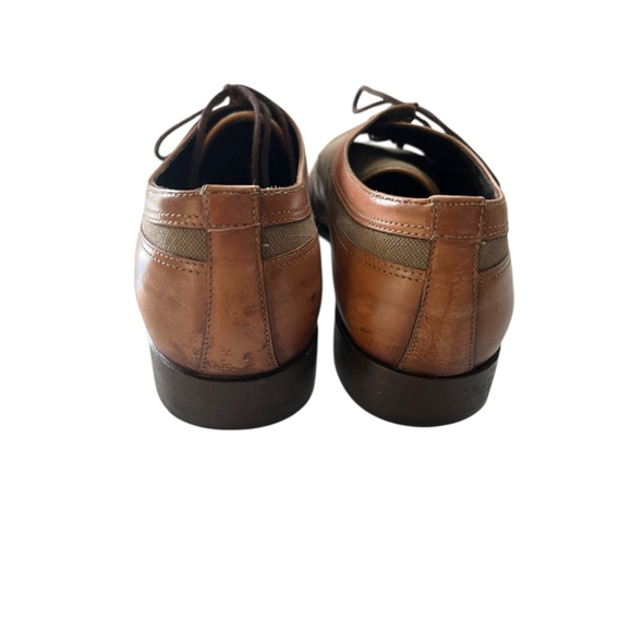 Bruno Magli Rudello Size 10 Derby Leather Shoes Italy Two-Toned Brogue Oxfords main image 8